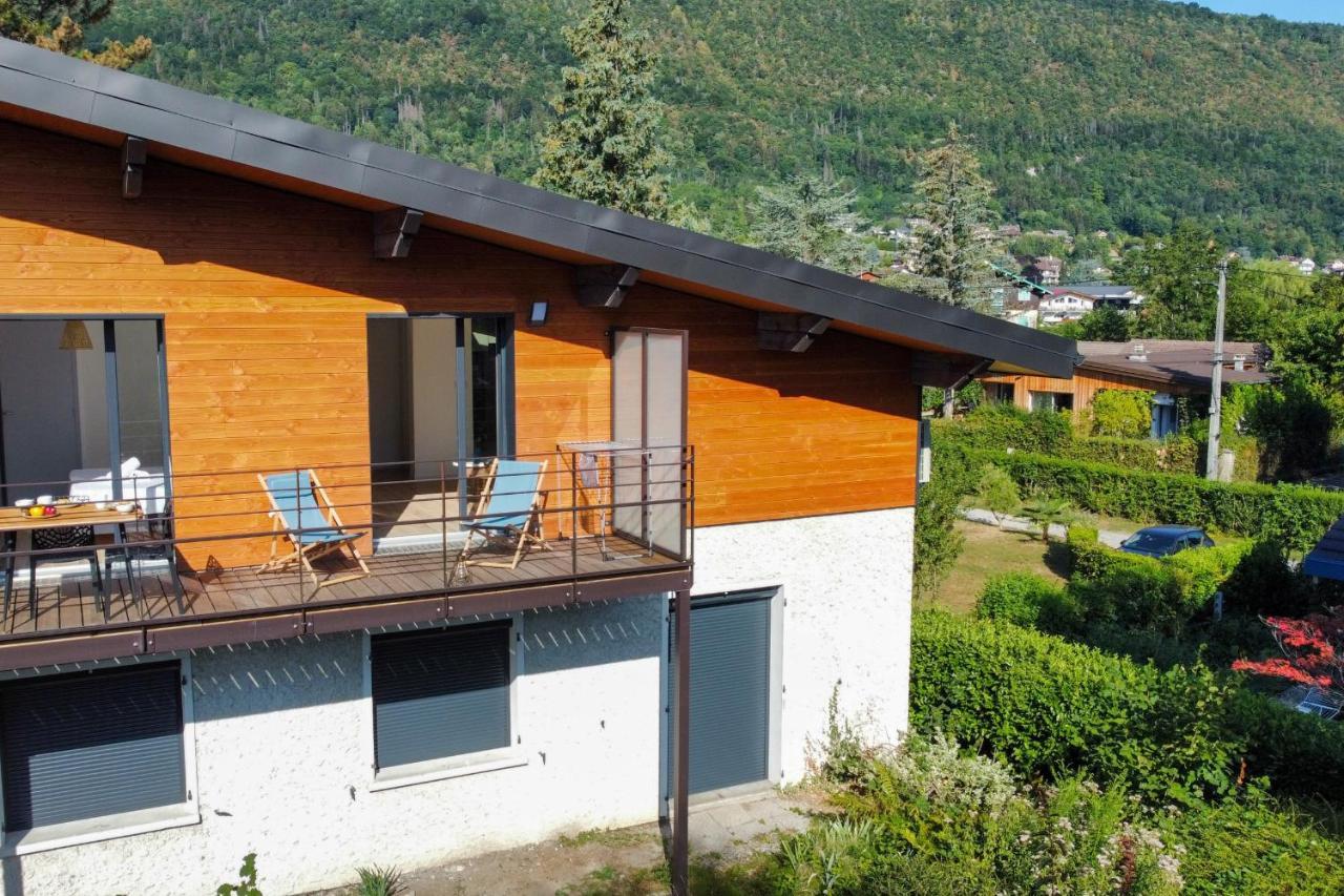 La Tournette Superb Quiet Apartment 300 Meters From The Lake Sévrier エクステリア 写真